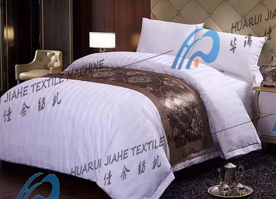 Plain/ Cam/ Dobby Shedding Cotton Weaving Smart Air Jet Loom/ Small Type Air Jet Loom Economical Model with 1.5 Warp 1 Cloth Roll Polyester Bedsheets Fabric